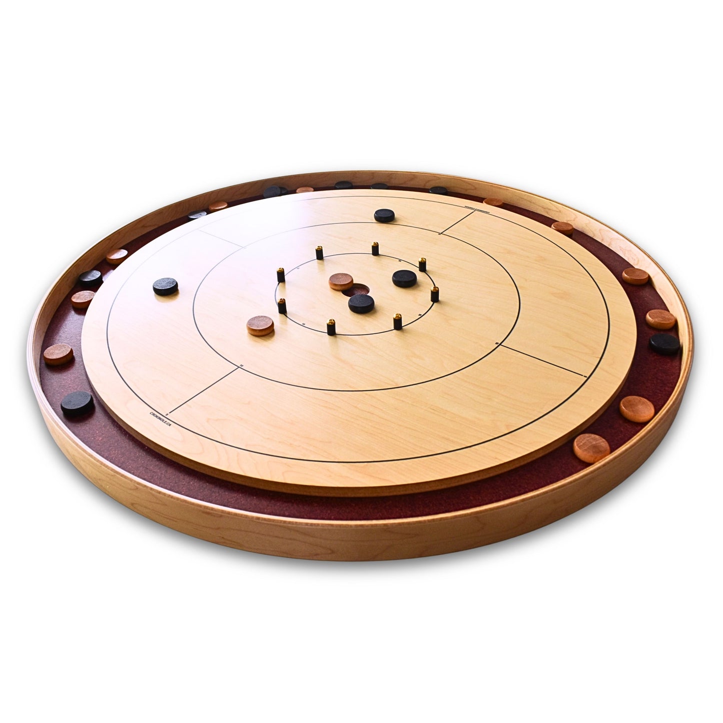 The Royal Red - Ultimate Crokinole Bundle