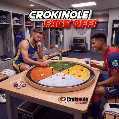 The Sports Faceoff Board - Ultimate Crokinole Bundle