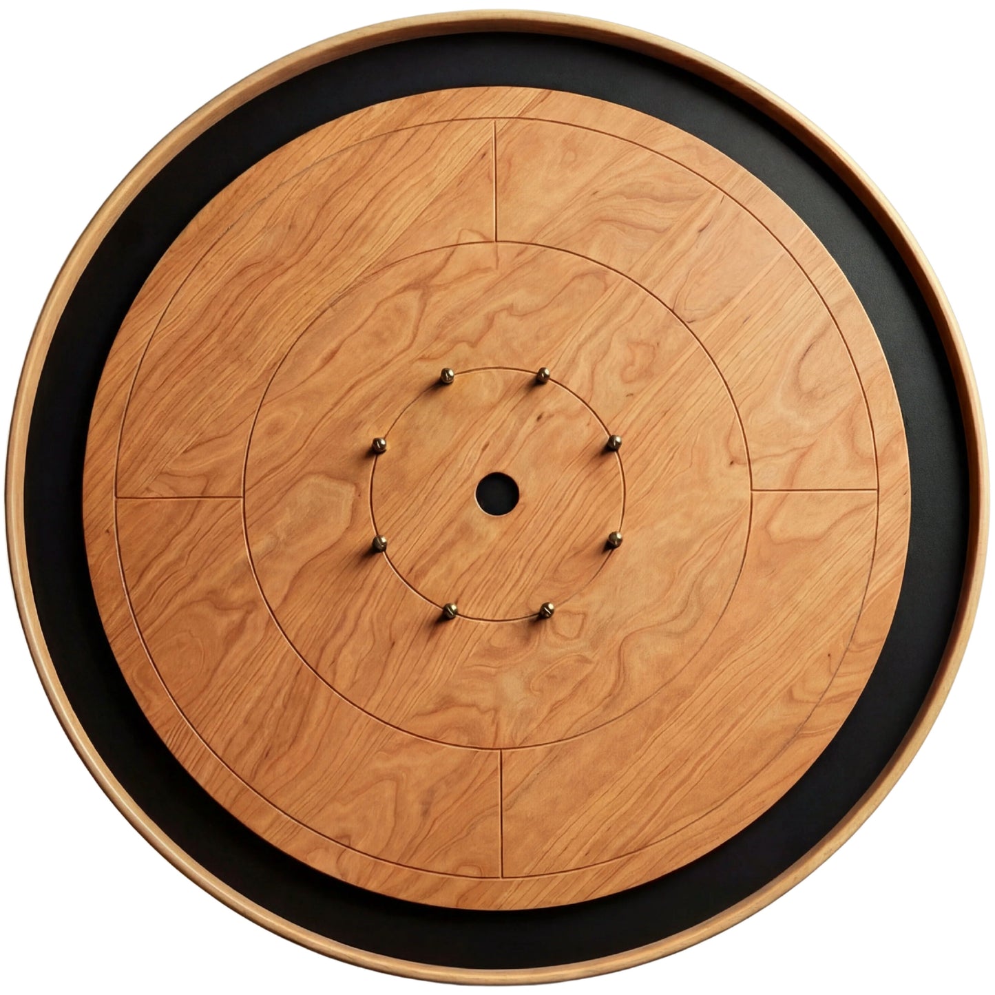 Cherry Expressions - Solid Cherry Hardwood Playing Surface - Ultimate Crokinole Bundle