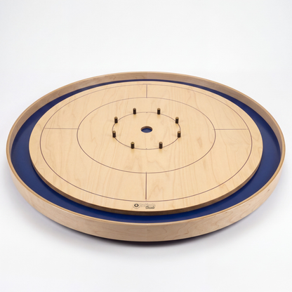 The Royal Blue by Crokinole Canada - Tournament Board Game Set - Meets NCA Standards