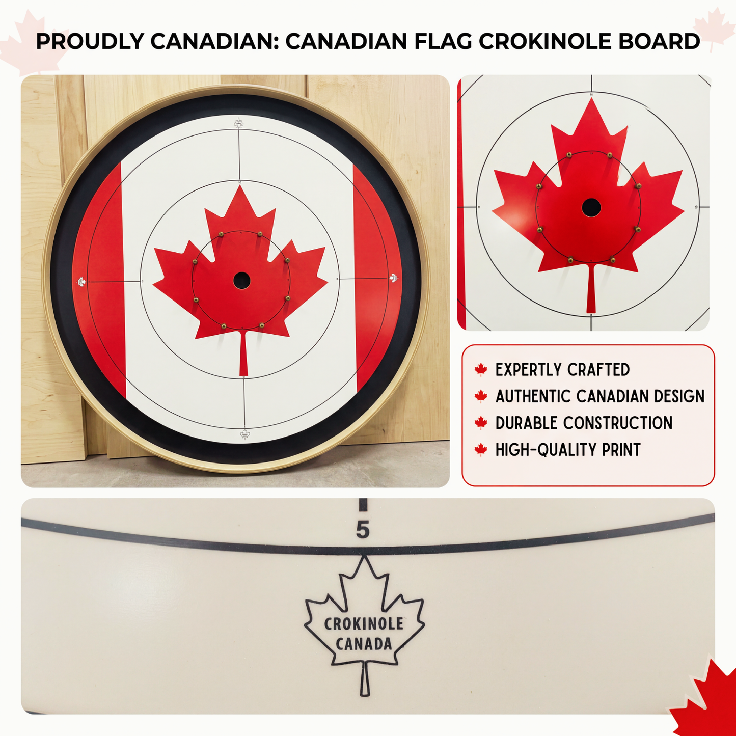 The Canuk - Ultimate Crokinole Bundle