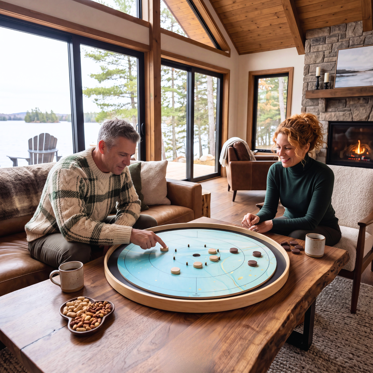 The Aqua Gold - Ultimate Crokinole Bundle