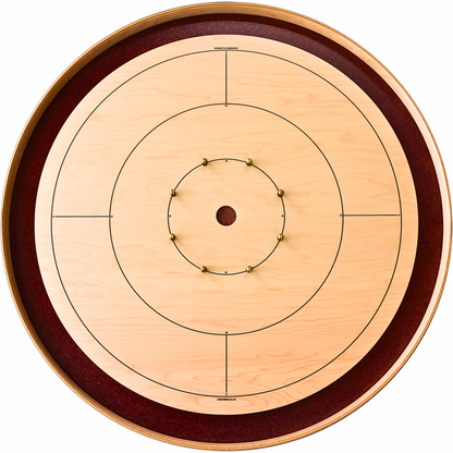 The Royal Red by Crokinole Canada - Tournament Crokinole Board Game Set - Meets NCA Standards