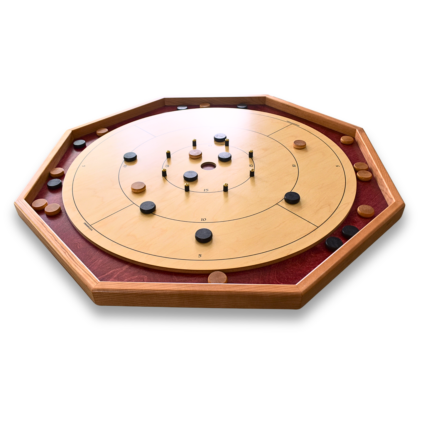 The Baltic Bircher (With Numbers) - Ultimate Crokinole Bundle
