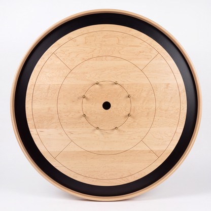 Birdseye Maple- Solid Hardwood Playing Surface Crokinole Board