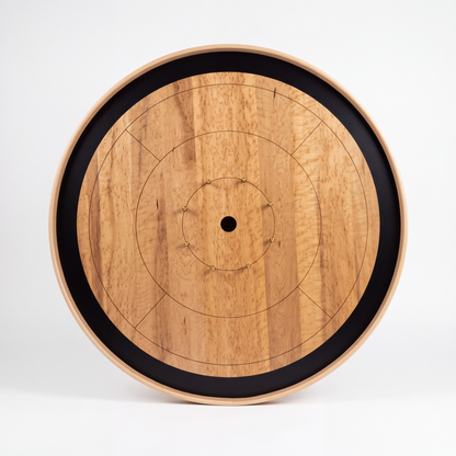 Birdseye Maple Deep Hue - Solid Hardwood Playing Surface Crokinole Board