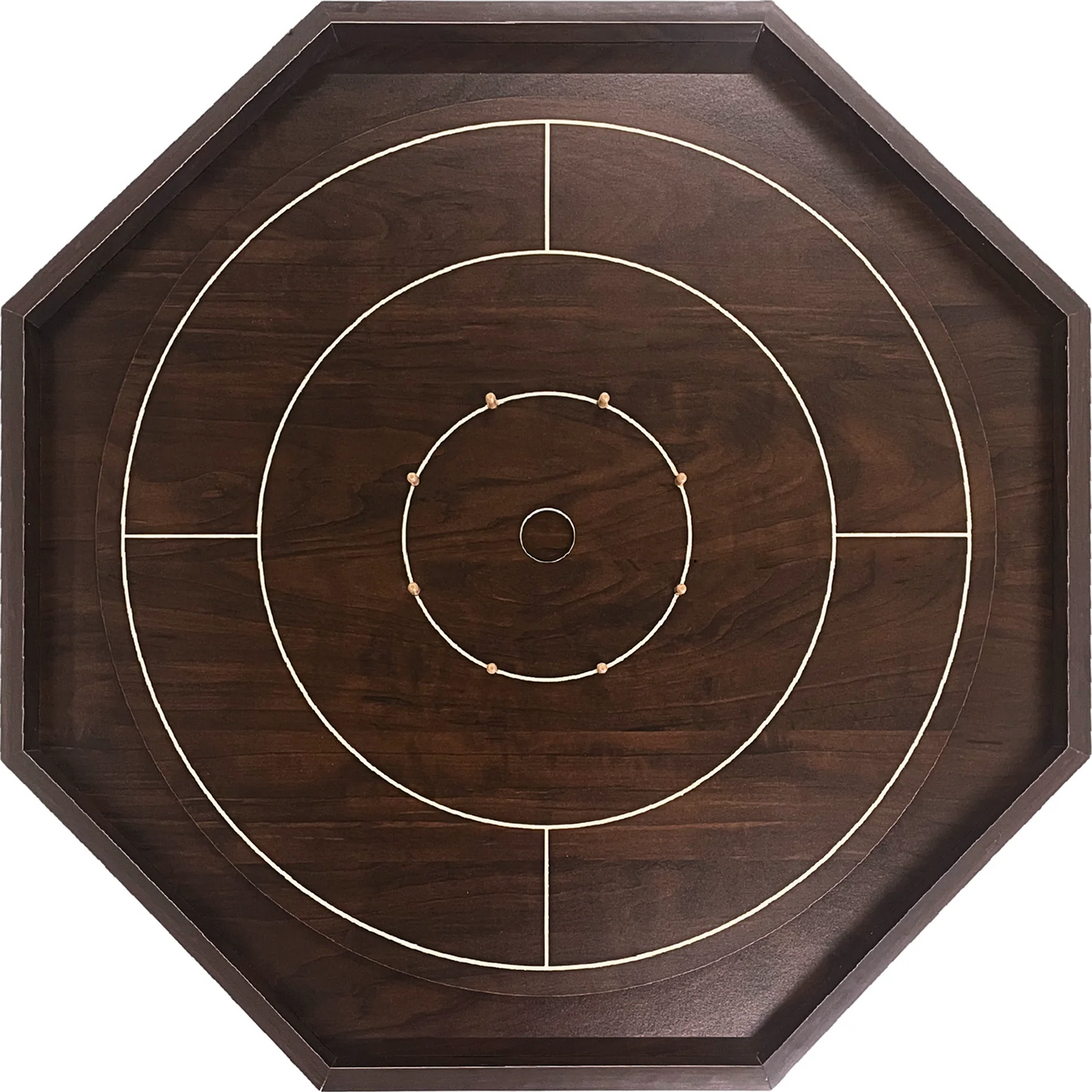 The Deluxe Expresso - For Beginners - Traditional Crokinole Board Game Set