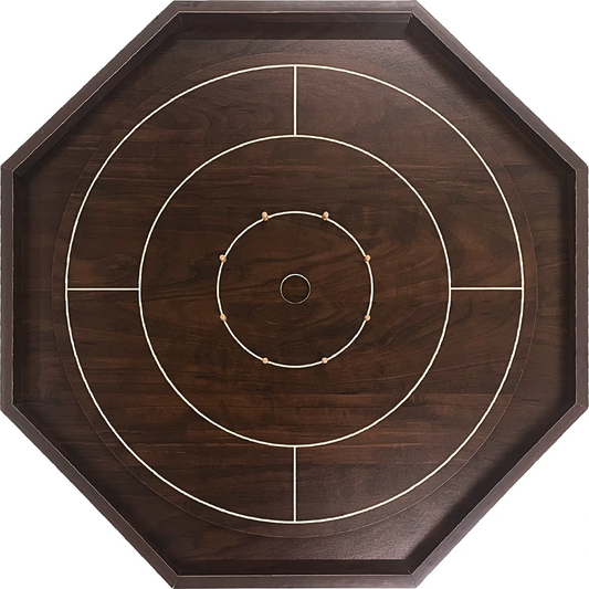 The Deluxe Expresso - For Beginners - Traditional Crokinole Board Game Set