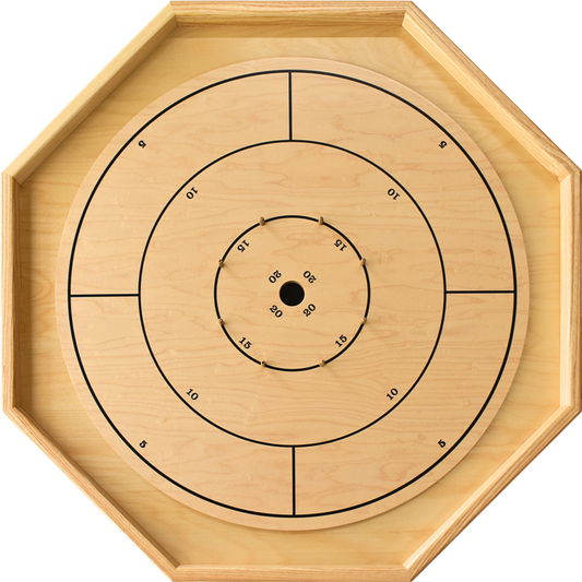 The Gold Standard - Traditional Crokinole Board Game Set