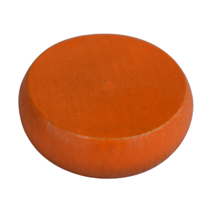 26 Crokinole Discs (Orange & Light Blue)