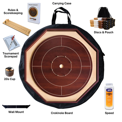 Shiraz Cherry & Maple - Ultimate Crokinole Bundle