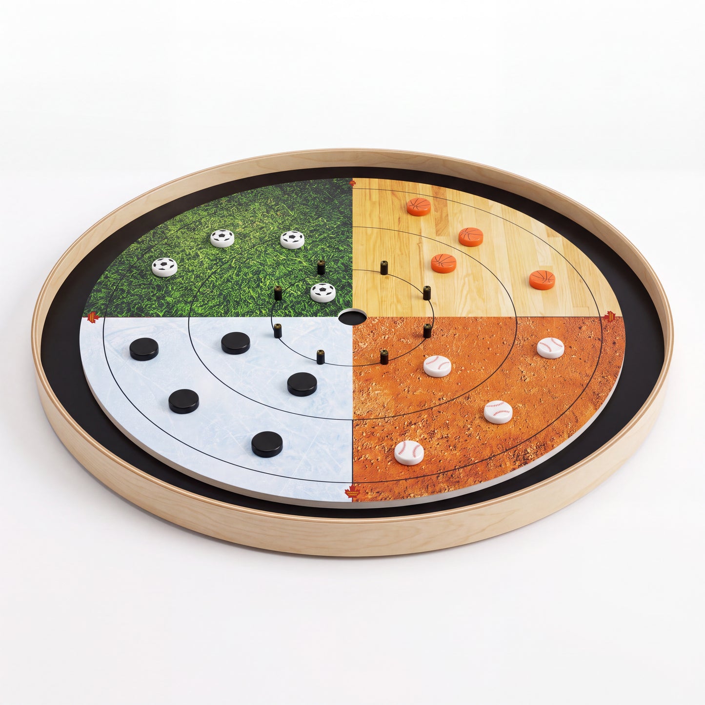 The Sports Faceoff Board - Ultimate Crokinole Bundle
