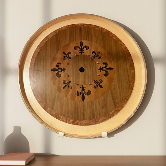 Fleur-De-Lis - Hand Inlay Crokinole Boards