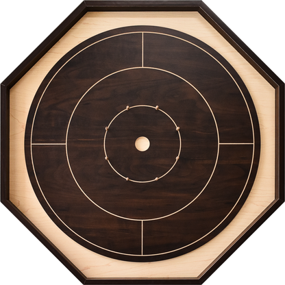 Walnut Crokinole Board - Ultimate Crokinole Bundle