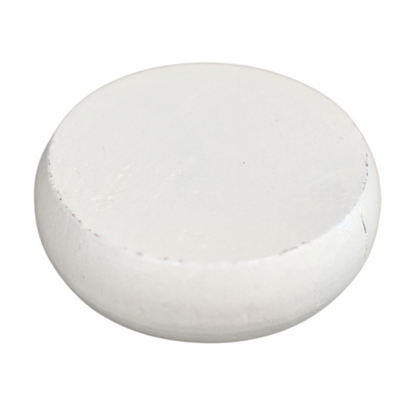 26 Crokinole Discs (White & Green)