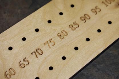 Crokinole Point Tracker - 2 Player or Doubles (Blemished & Discounted)