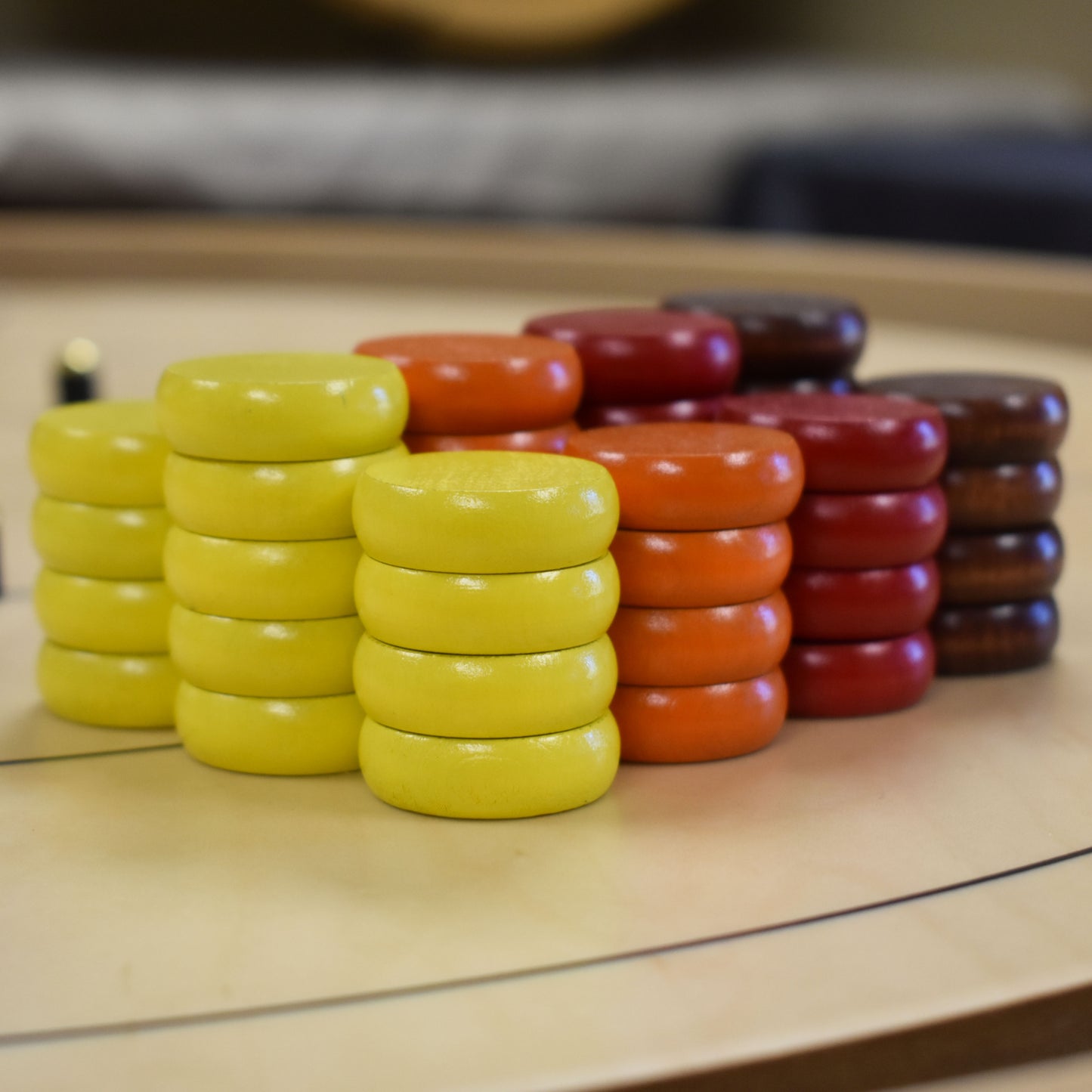 4 Player Crokinole Disc Party Pack (52 Discs) - Harvest Edition